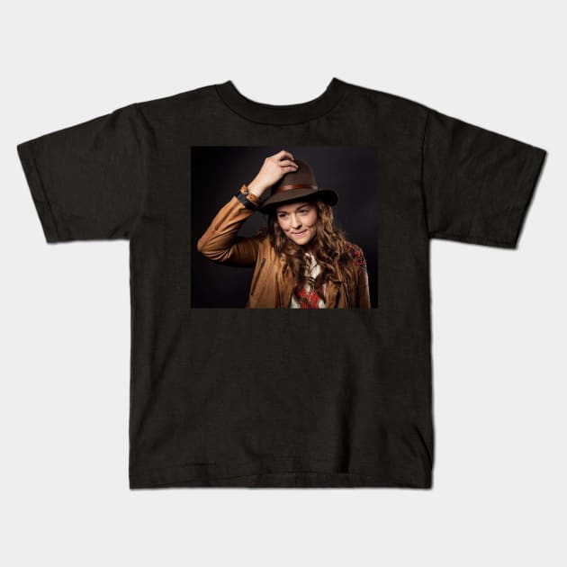 Brandi Carlile music tour Kids T-Shirt by jollyangelina93